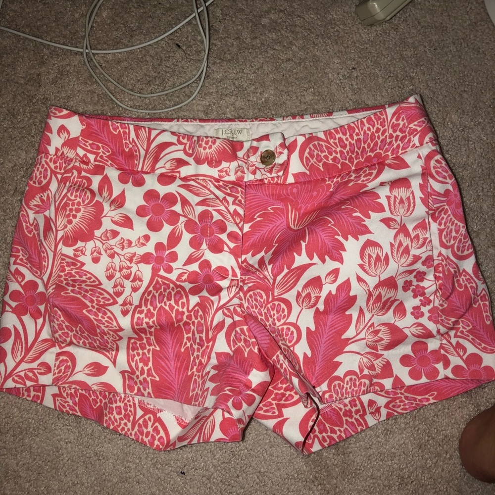 J. Crew floral shorts